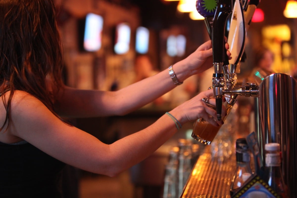 12 Beer Taps at Each Bar
