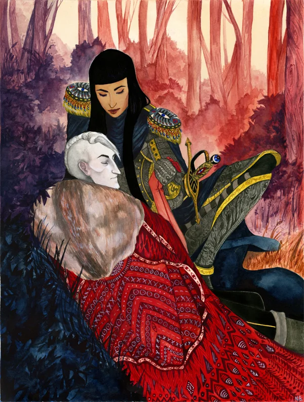 "NOT YOUR PRINCESS, BUT YOUR KNIGHT" - WATERCOLOR