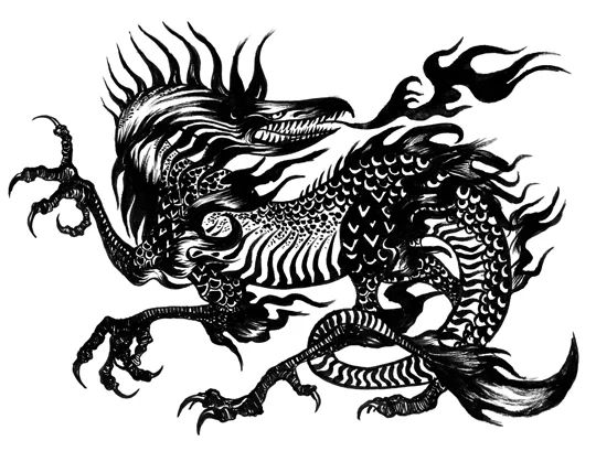 FIRE SPITTER; BRUSH PEN