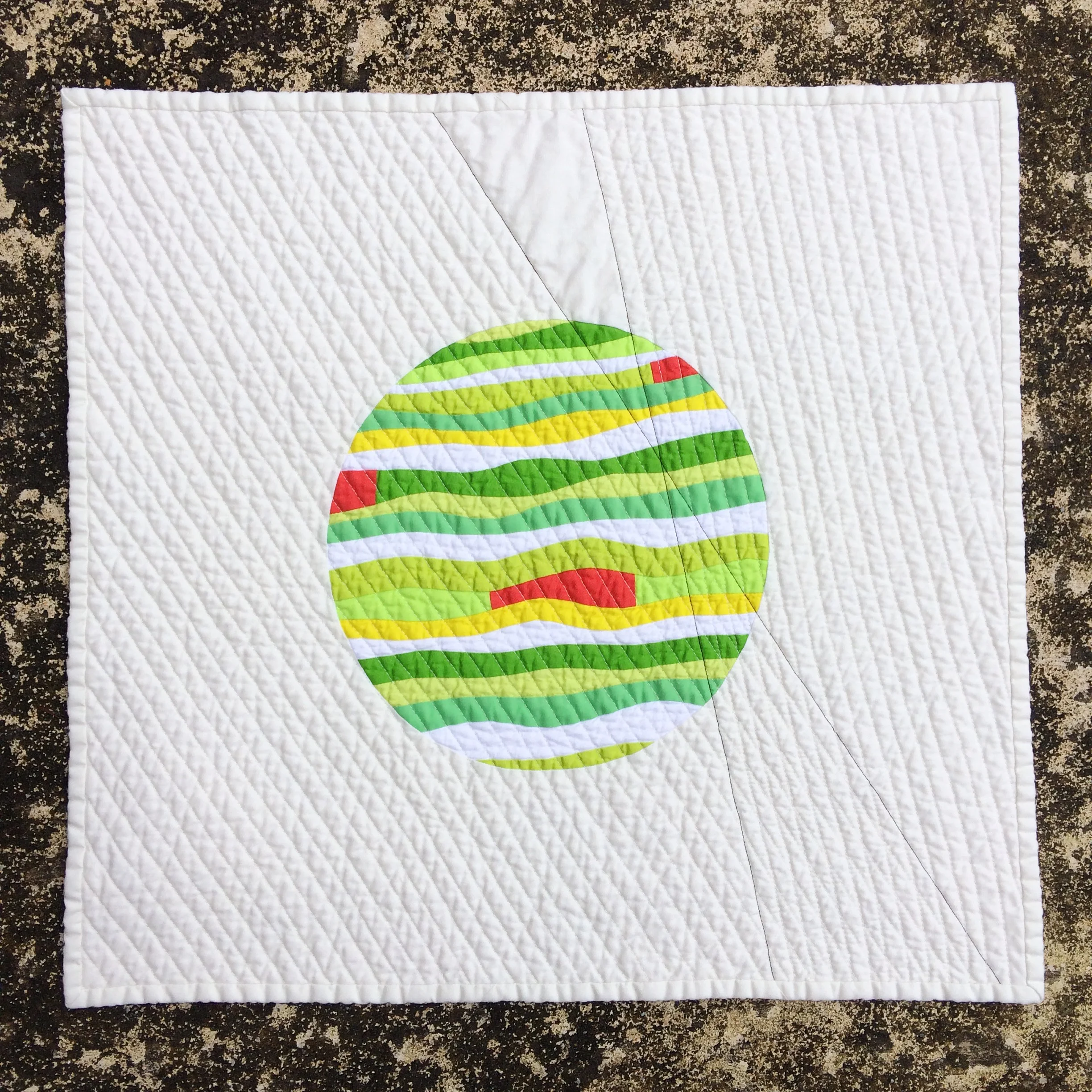 My first quilt finish of 2016: "Improv No. 2: Pho-nomenal"