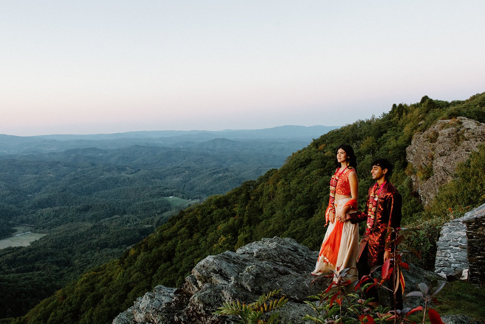 indian-prewedding-portrait-mountain-overlook-couple