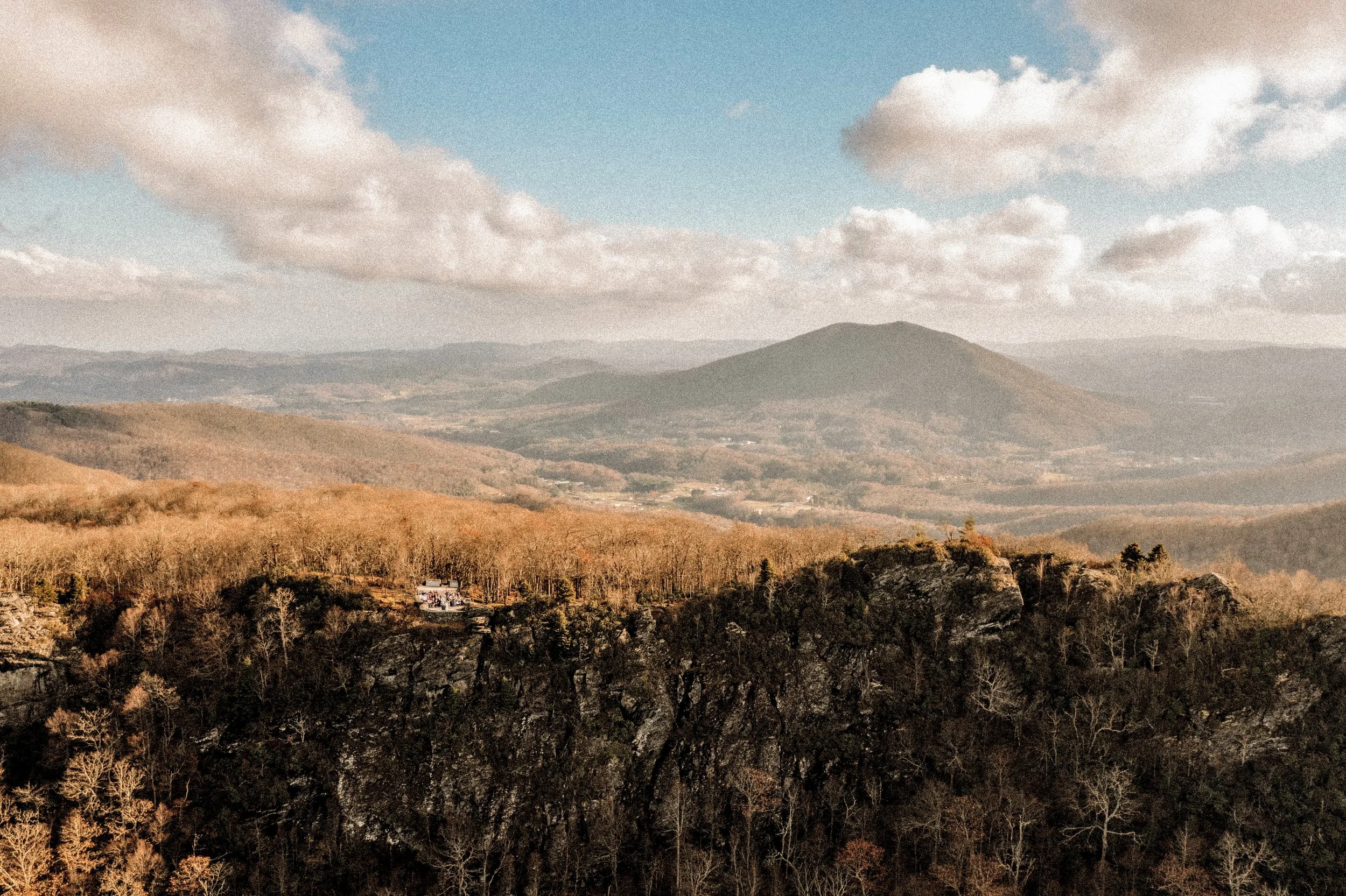 Blue Ridge Mountain views from Twickenham House corporate retreat estate