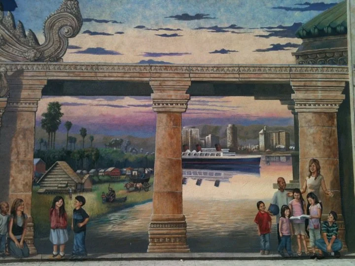 Cambodia Mural (detail)