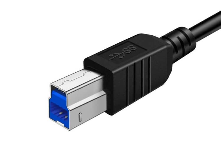 USB 3.x Type-B connector