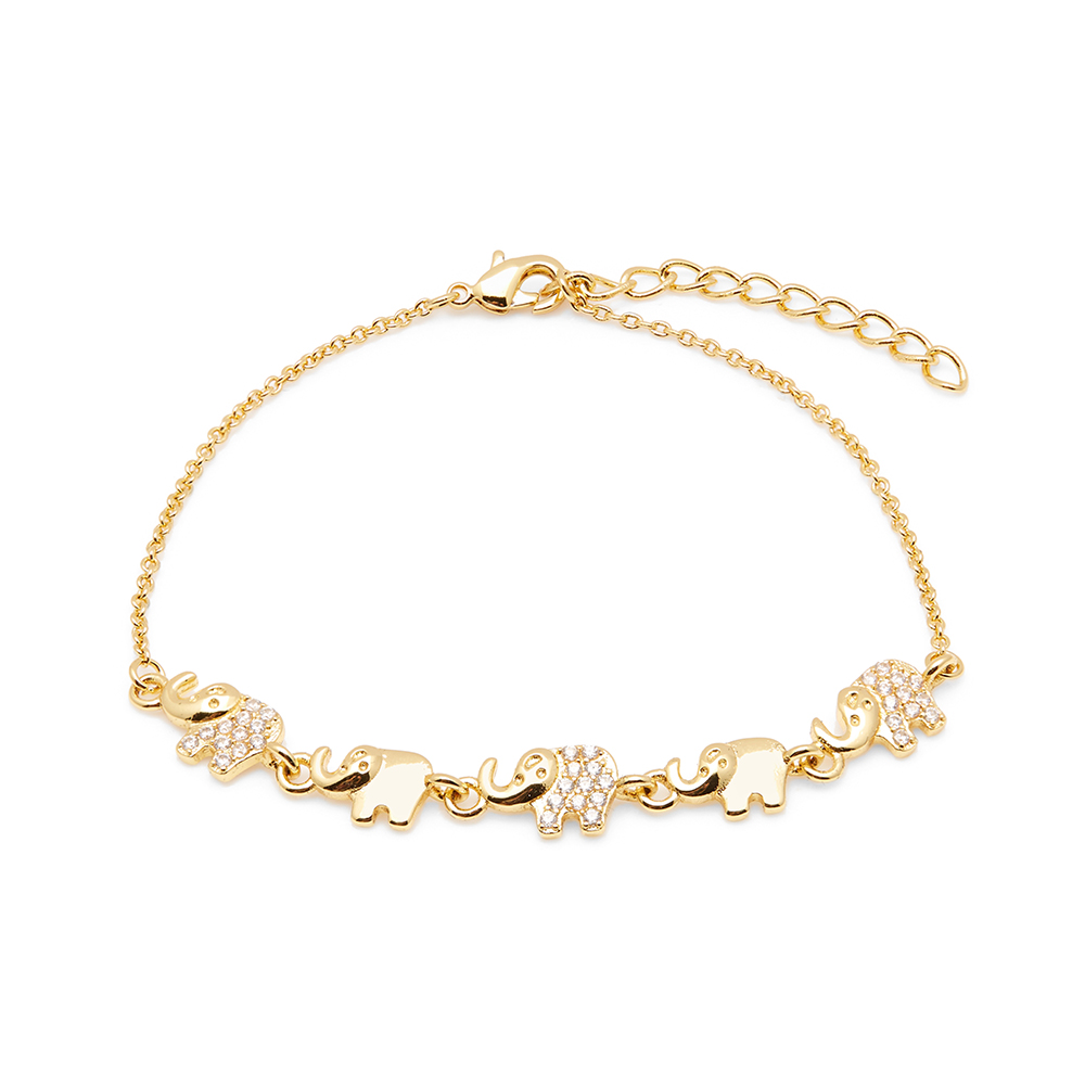Time to Shine Elephant Bracelet with 
