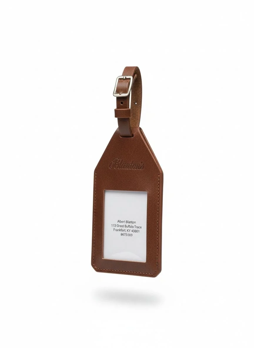 Blanton's Leather Luggage and Air Tag