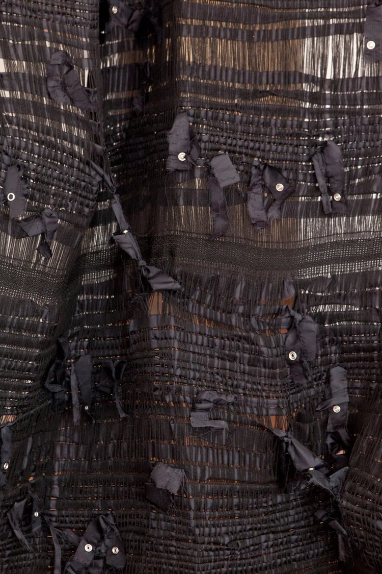 Aqeel Malcolm Deconstructing the Barber-Cape (detail)