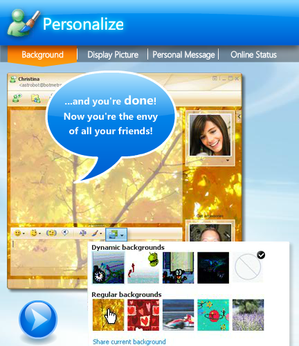 Feature: Personalize