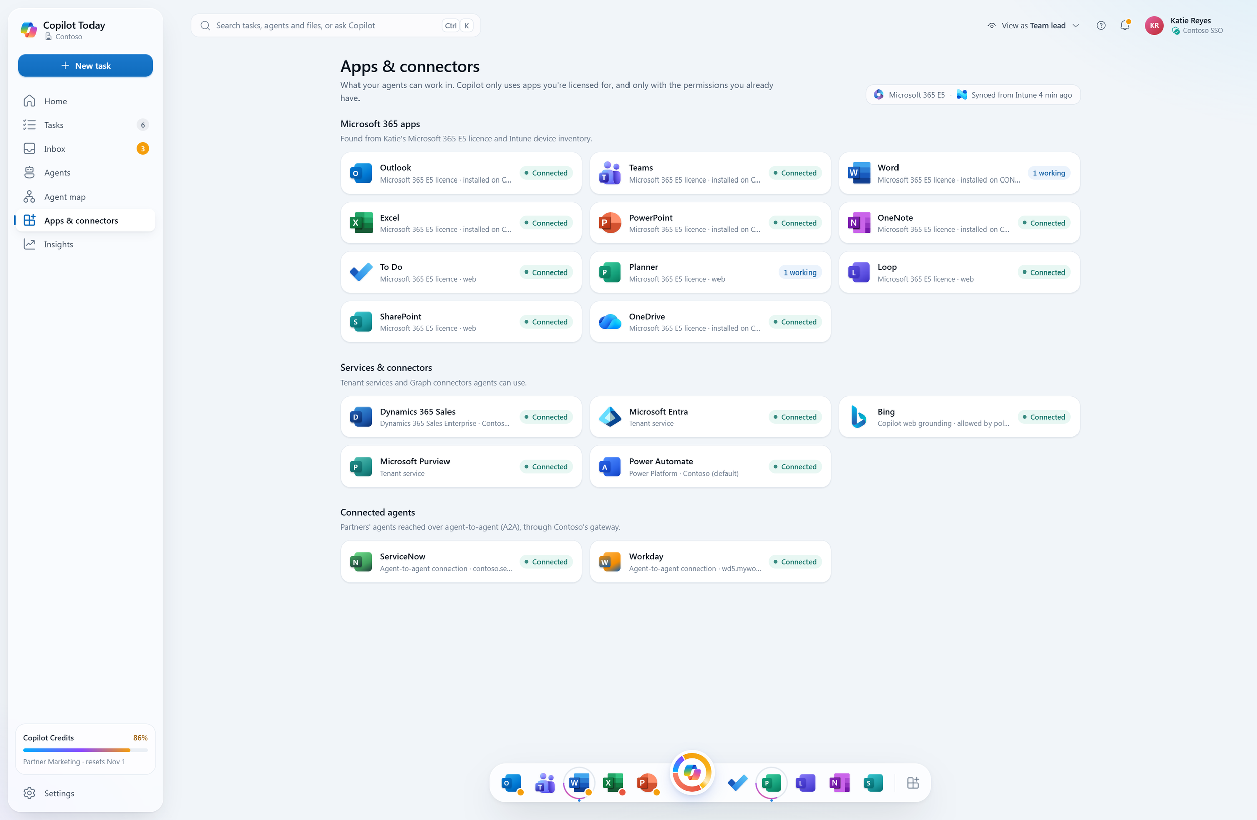 Your apps and connectors