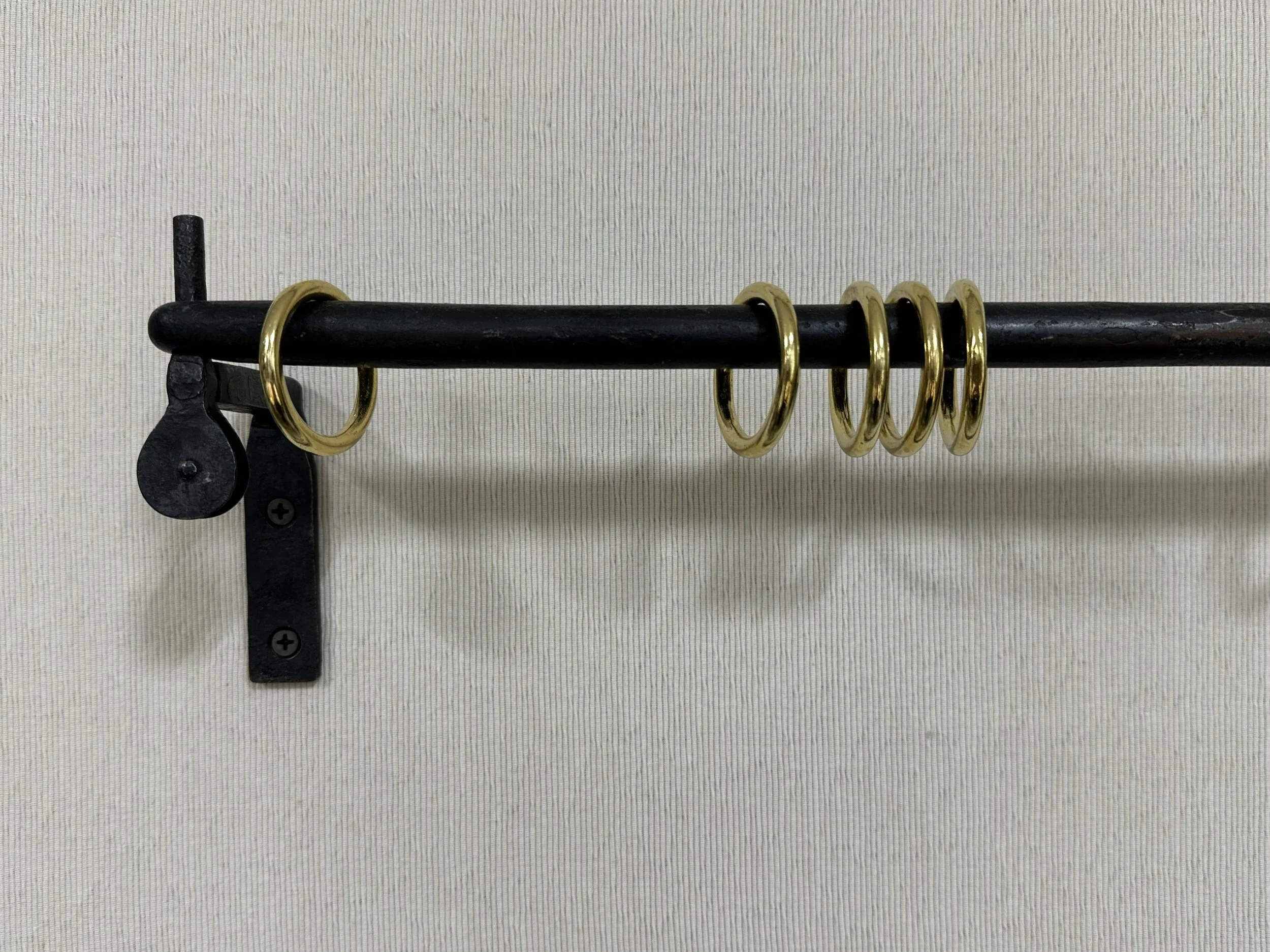 Forged Iron Curtain Rods Hand Forged Curtain Rods — Pierre Atelier • upholstery