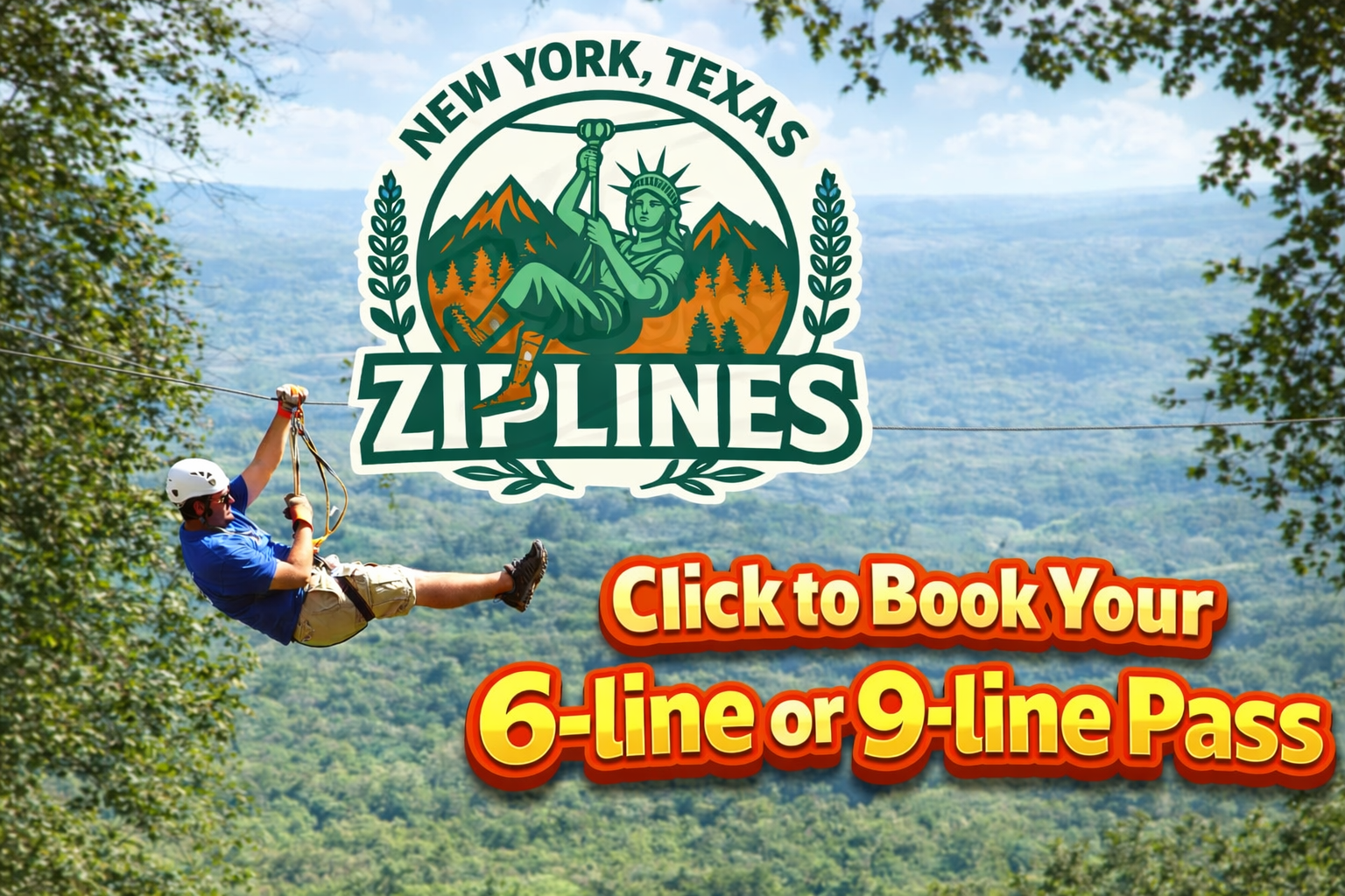 Click to Book Your 6-line or 9-line Daytime Pass