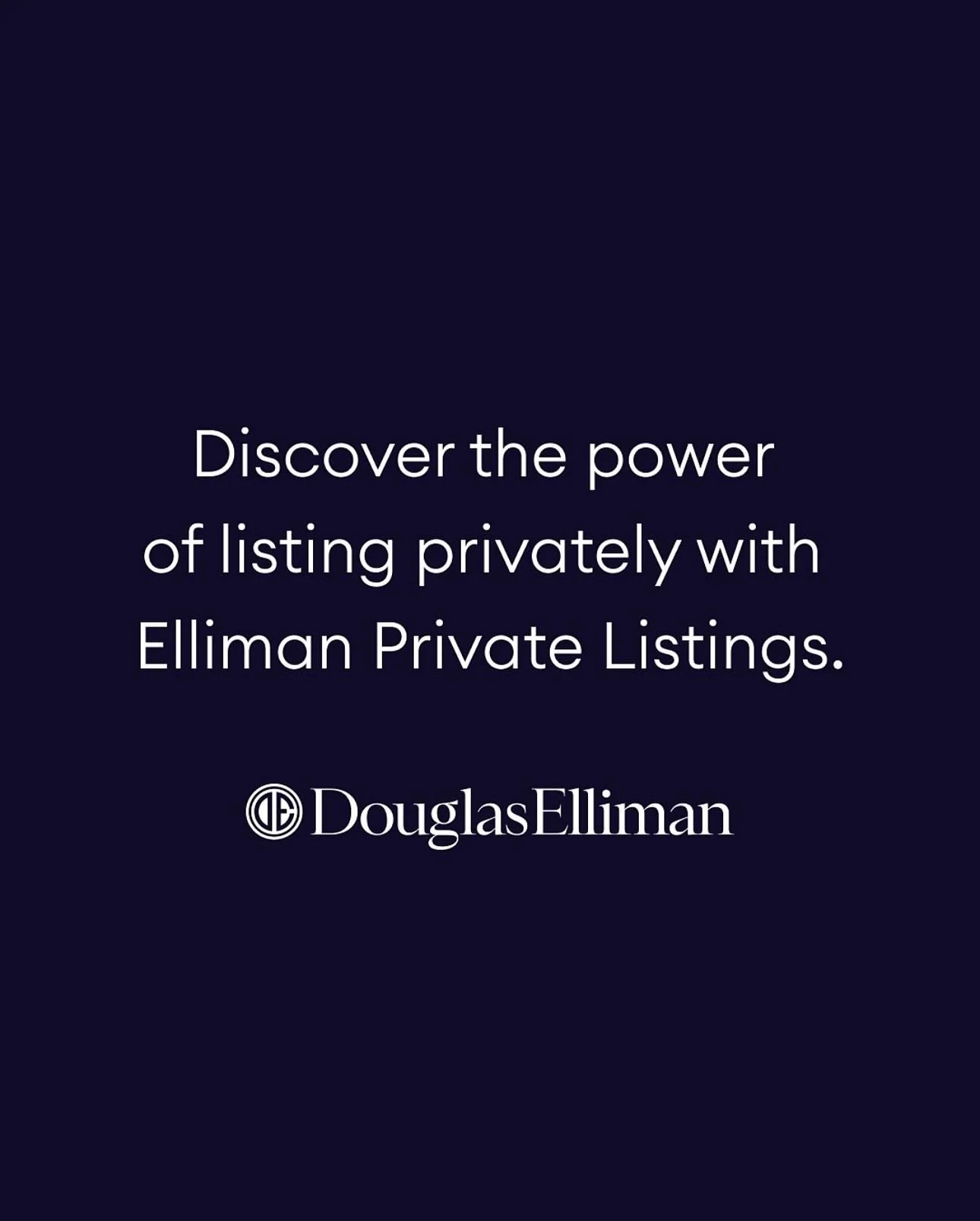 Introducing Elliman Private Listings and the Power of Choice 🗝️
 
We are thrilled to officially launch Elliman Private Listings, an exclusive platform that gives our clients greater choice, discretion, and strategic marketing options while reaffirmi