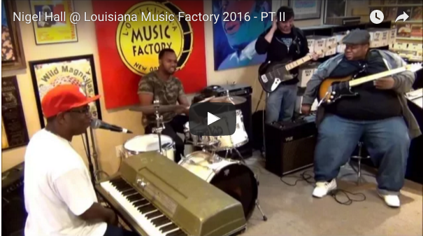 Nigel Hall at Louisiana Music Factory (Video)