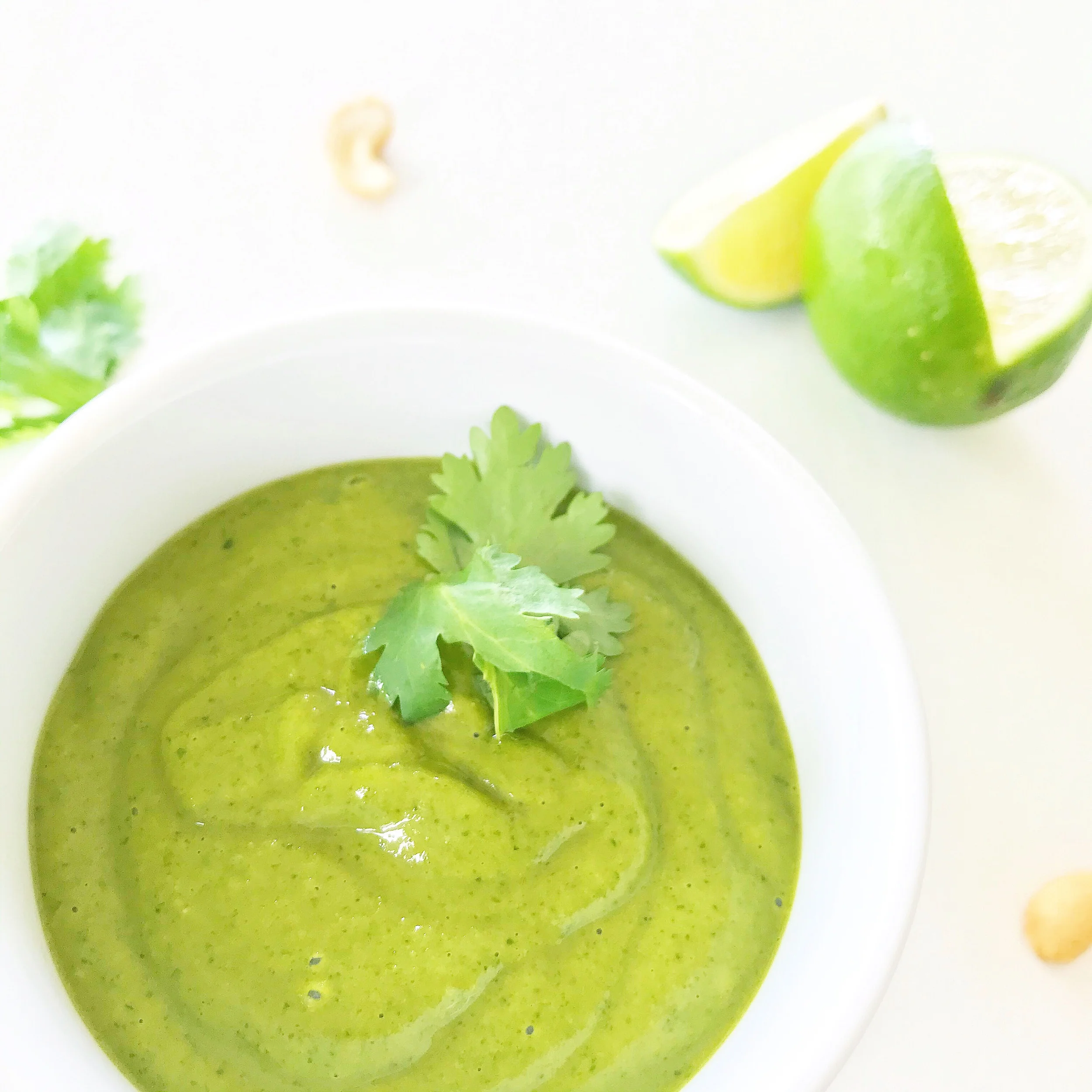 Spicy Cilantro Cashew Dip (Good on Everything Sauce) 