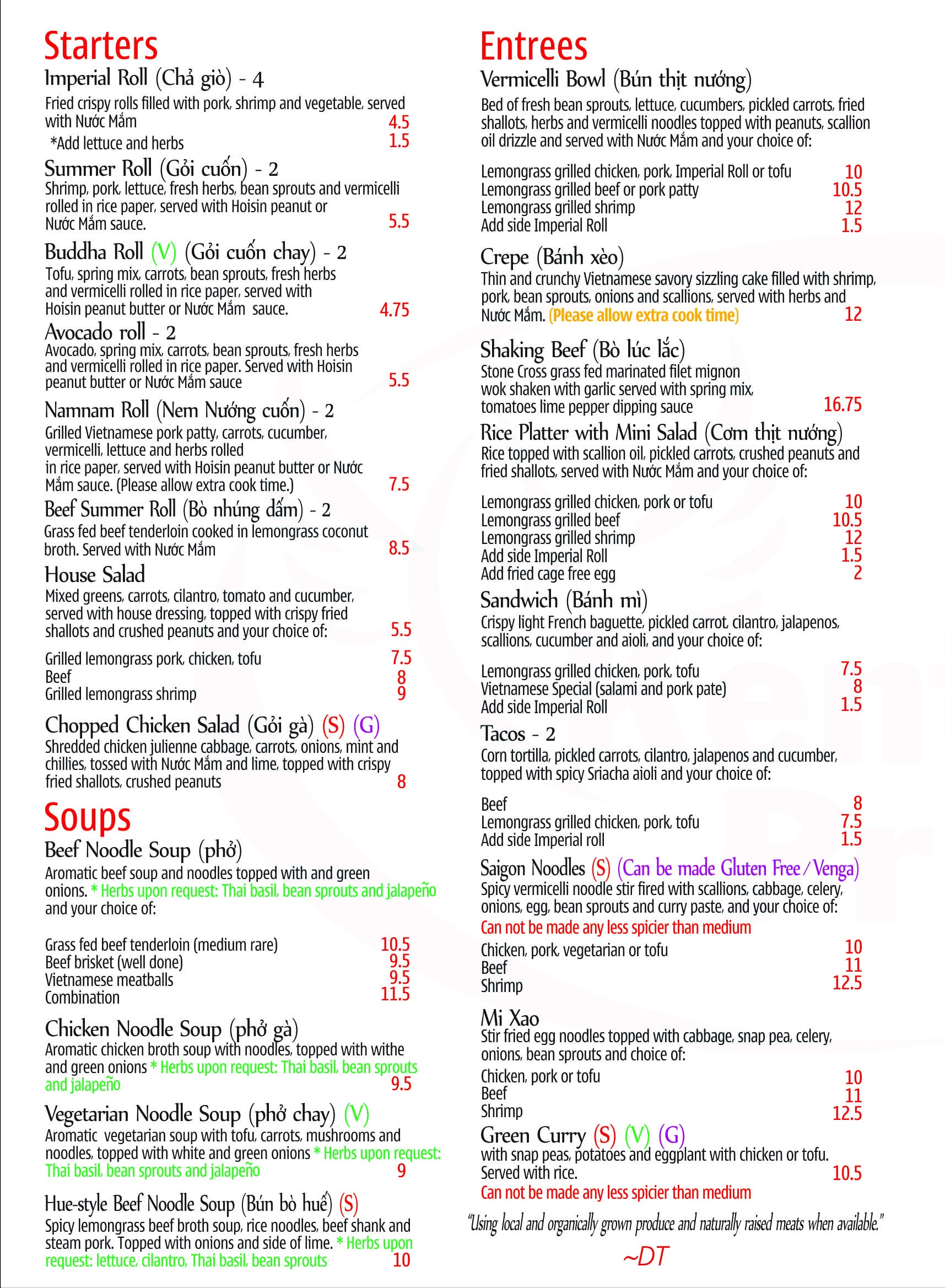 menu page 1