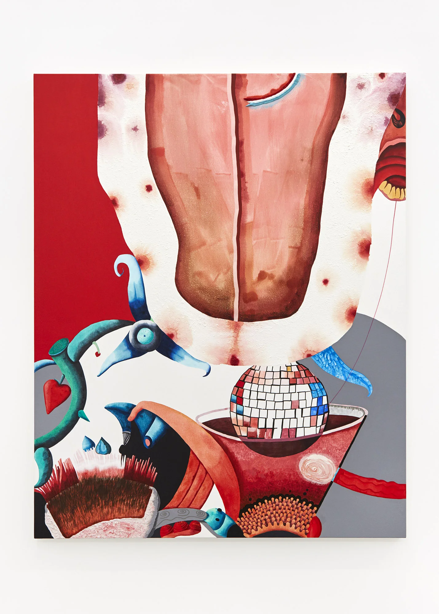 Tongue Acrylic on canvas 150 x 120cm, 2018