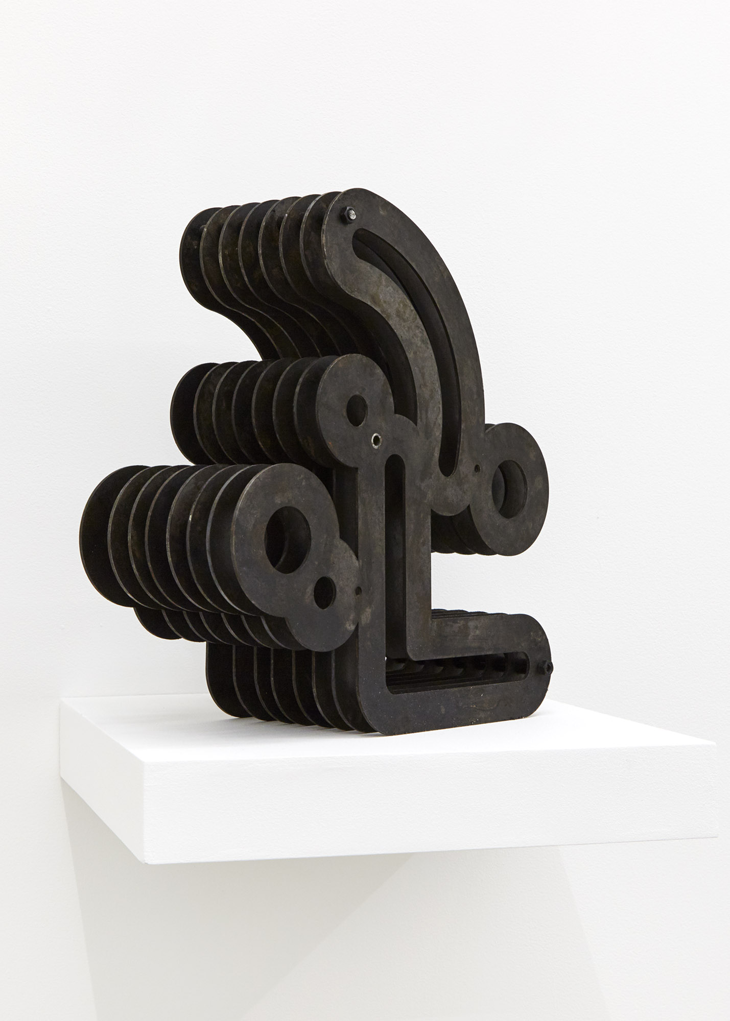 Array Object #4 Lasercut steel 30 x 30 x 18cm, 2019