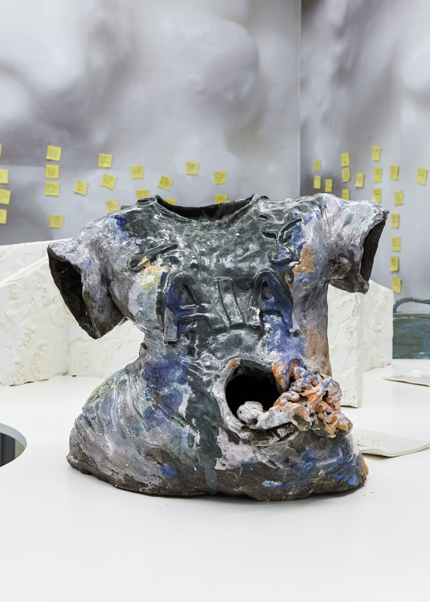 I think you’re projecting on me darling (COYS) Glazed ceramic 41 x 50 x 31cm, 2019