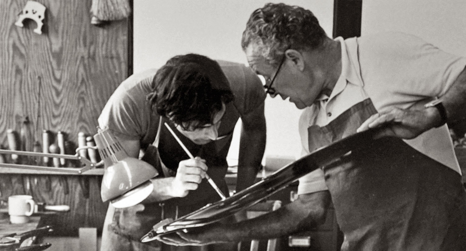 Francis Morris with Hans Weisshaar/ 1980
