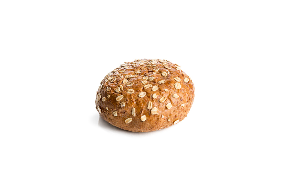 Oat-topped Wheat Bun