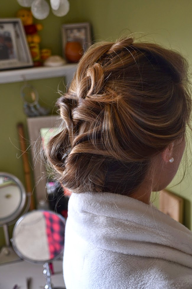 a downton-inspired updo