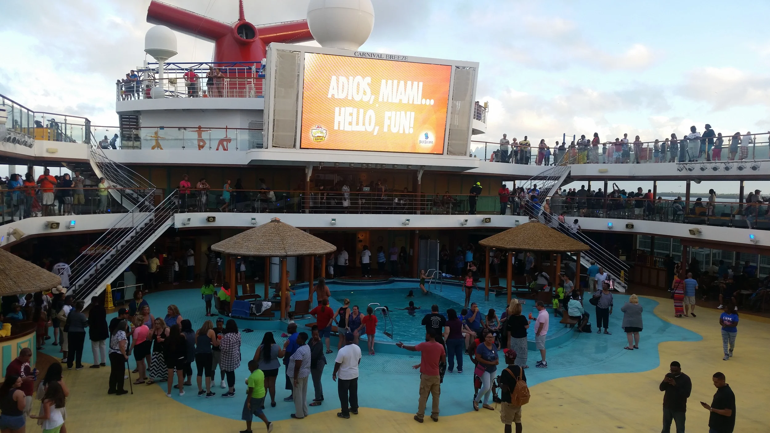 Cruising on the Carnival Breeze