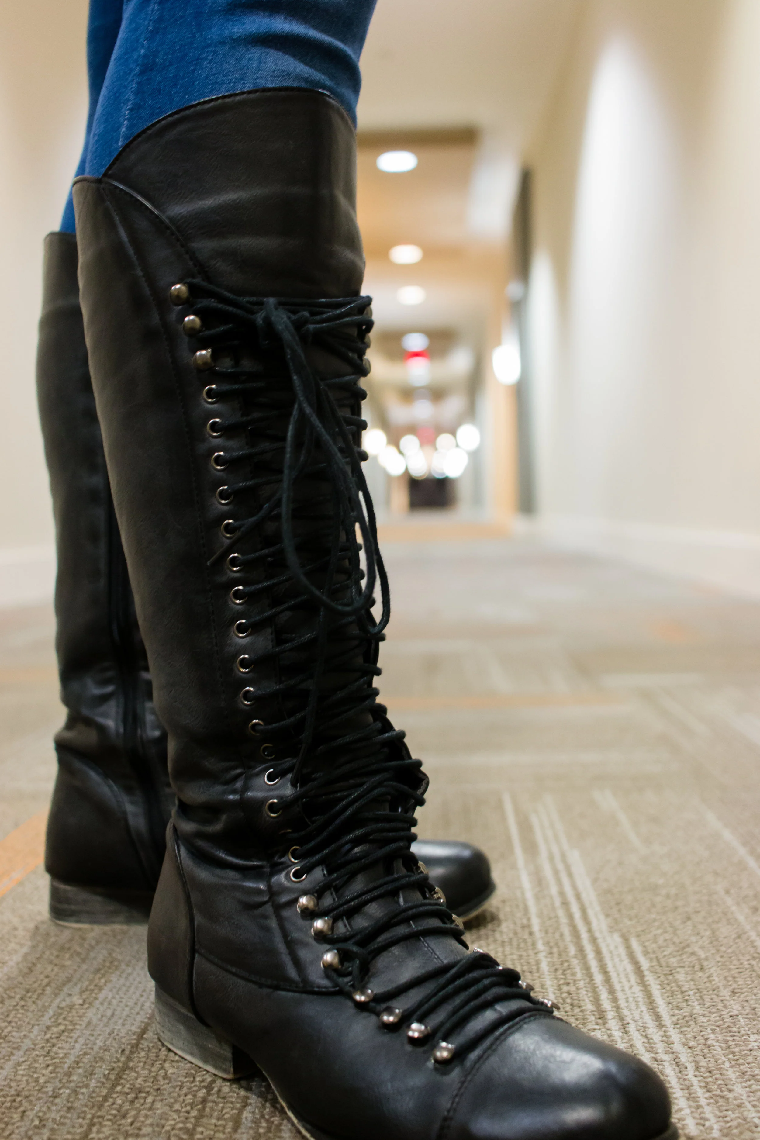 You might look cute wearing your lace up boots but how long will it take you to remove them? 