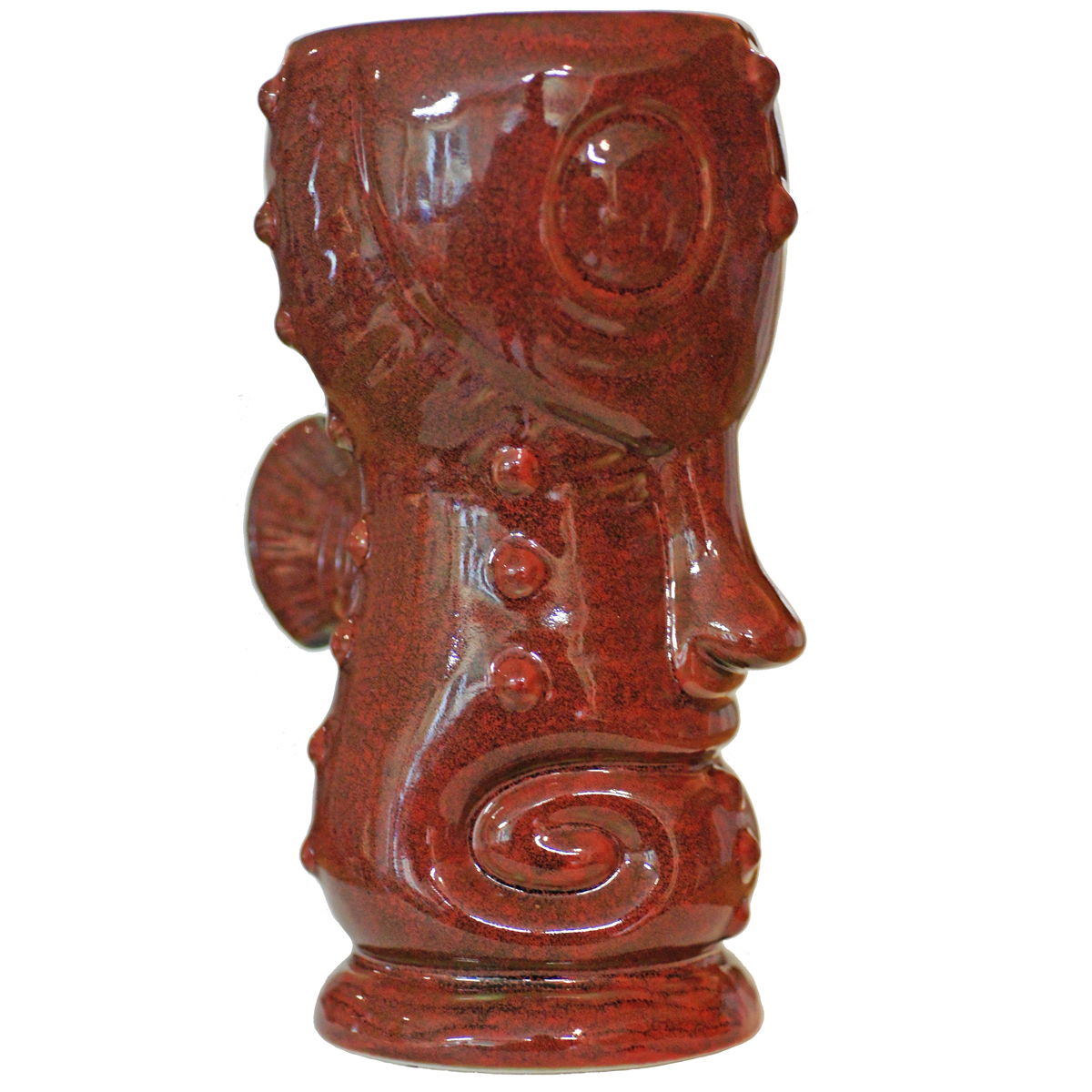 Red Coral Seahorse Tiki Mug by Munktiki Imports Enchanted Version 