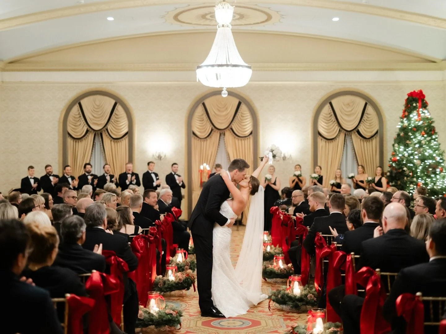 Emma &amp; Wilson | Greenville, SC

&mdash;
venue &amp; catering: @westinpoinsett
planner: @thersvpway
hair &amp; makeup: @lr.weddings_
gown: @martinalianabridal (@dressingdreamsbridal)
late night snacks: @krispykreme
strings: @classictouchmusic
dj: 