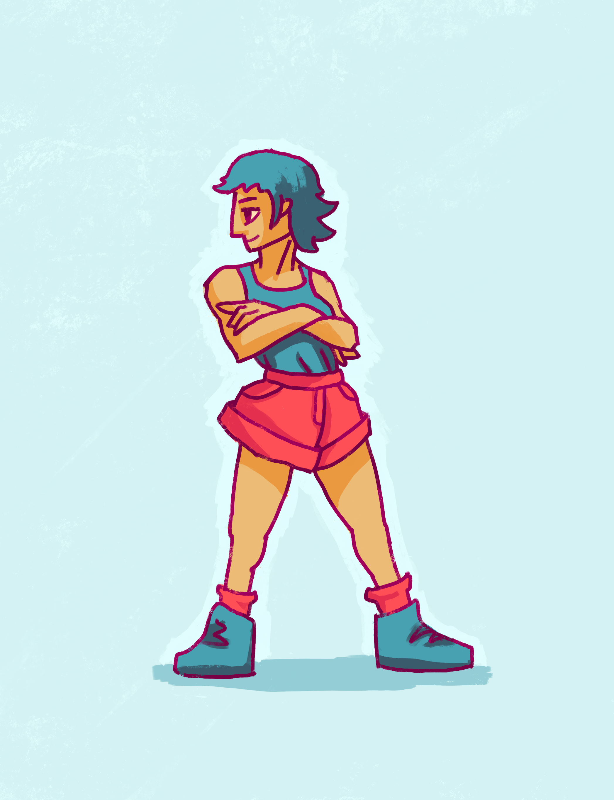 red shorts girl.PNG