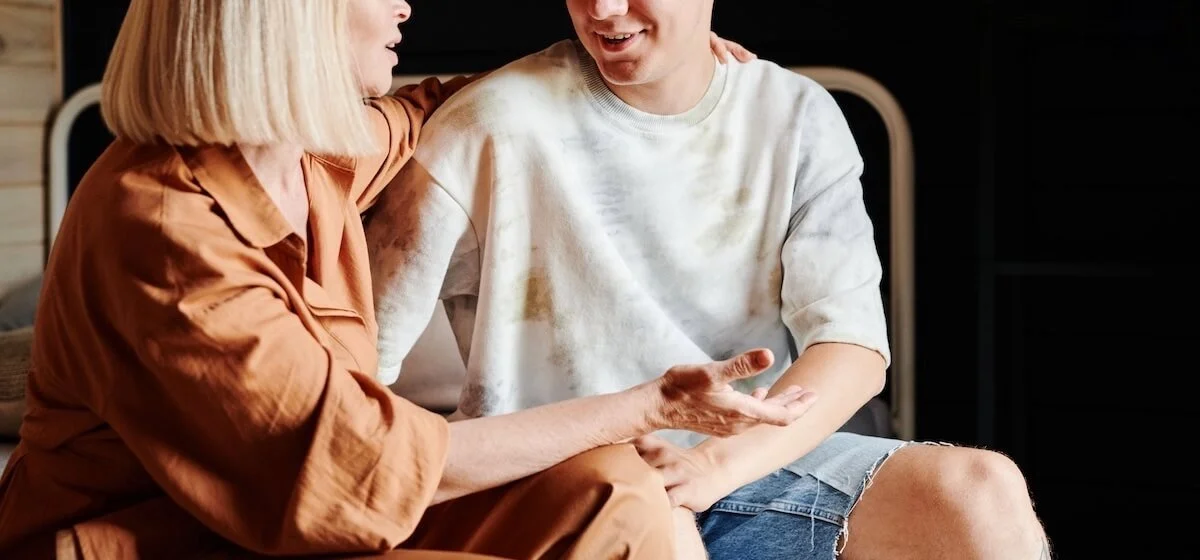 Parent and adult child with intellectual disability discussing independence and decision-making supported by capacity testing in Los Angeles, CA and testamentary capacity in Los Angeles, CA evaluation