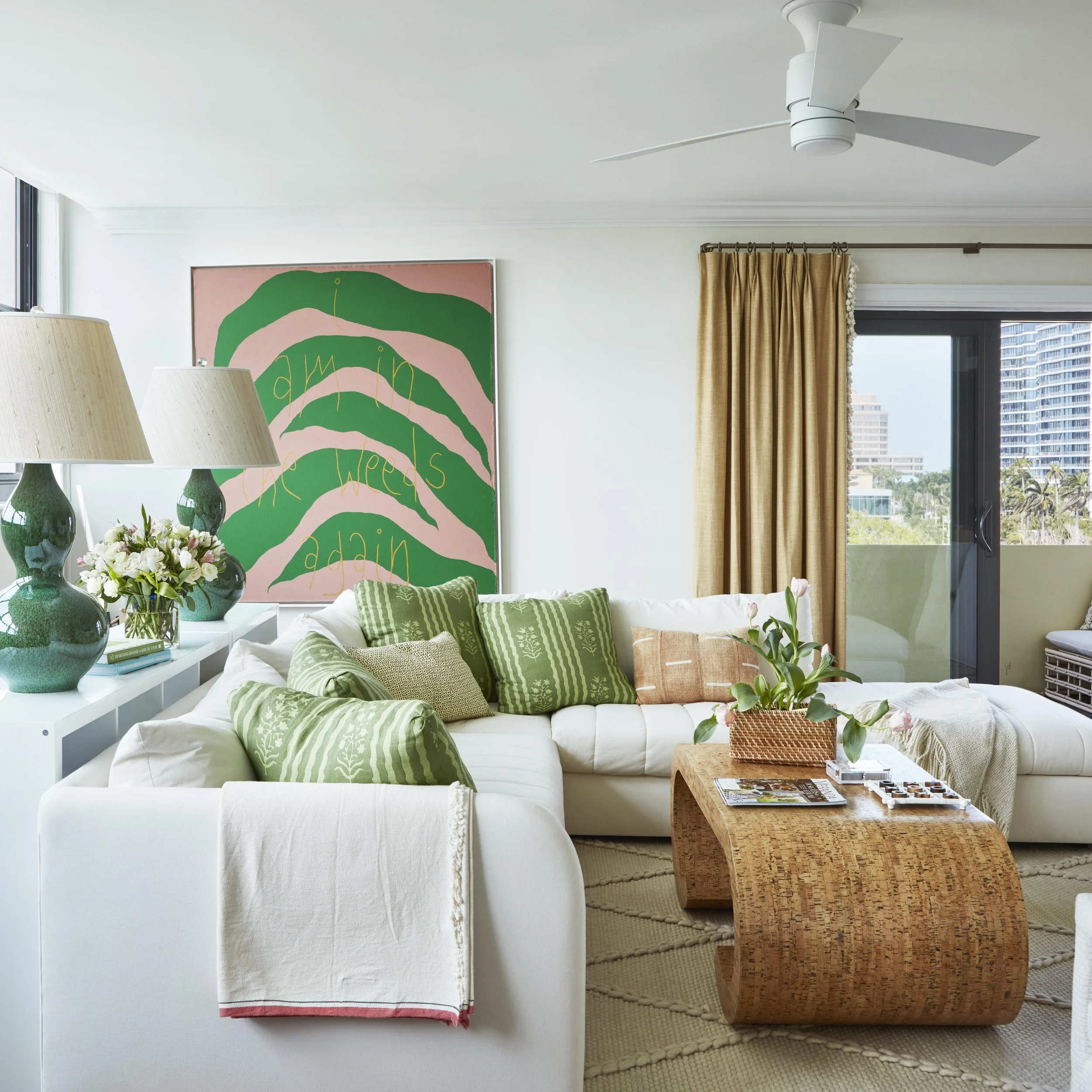 West Palm Beach Condo Living Room