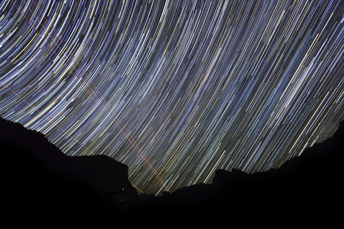 Star trails at Yosemite National Park in northern California. Credit: Jonathan Irish