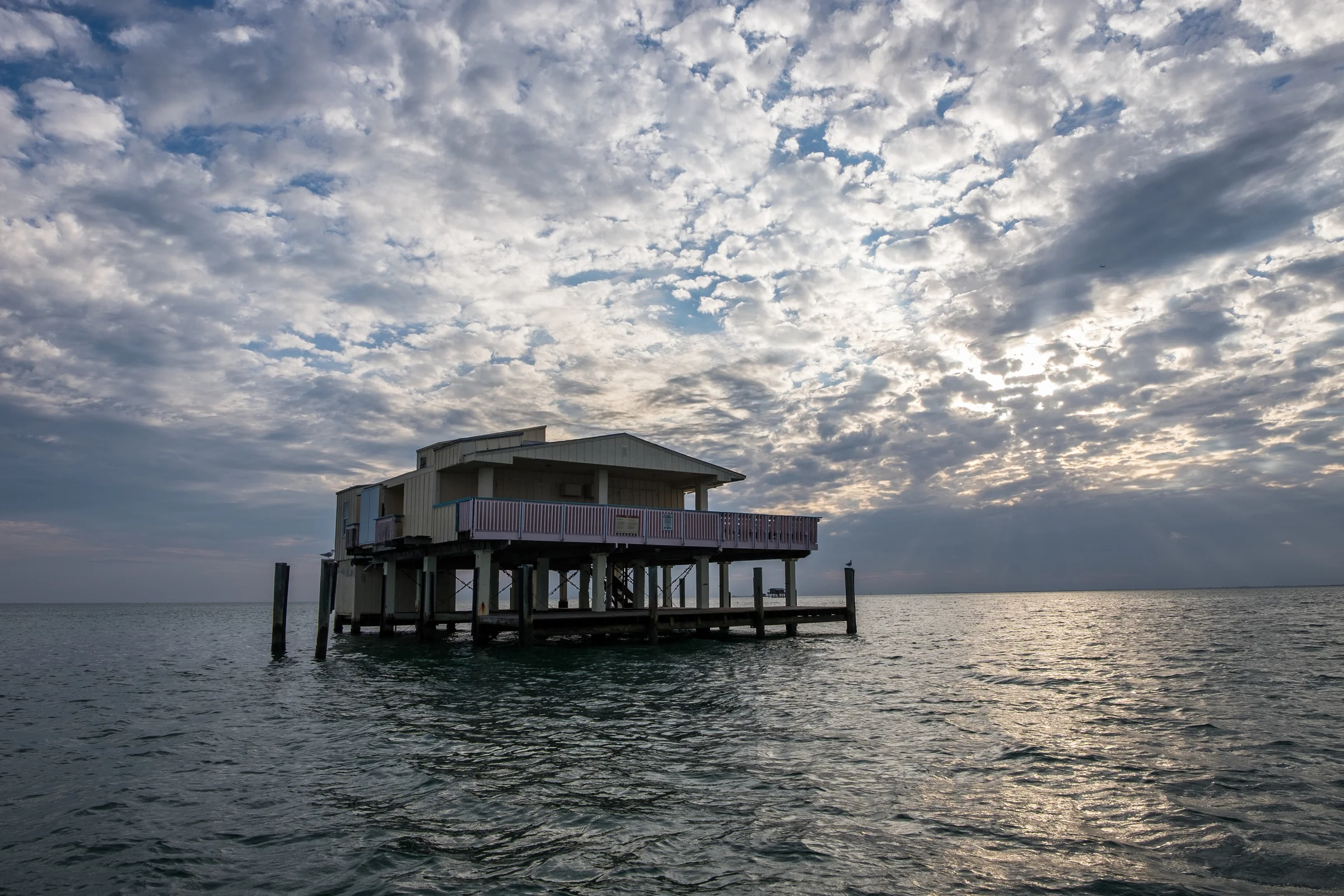Historic Stiltsville in Biscayne National Park has an incredible story of pirating, bootlegging, survival at sea... classic old-time Miami! | Credit: Jonathan Irish