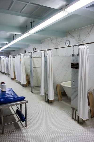 The women's quarters at the Buckstaff Bathhouse.
