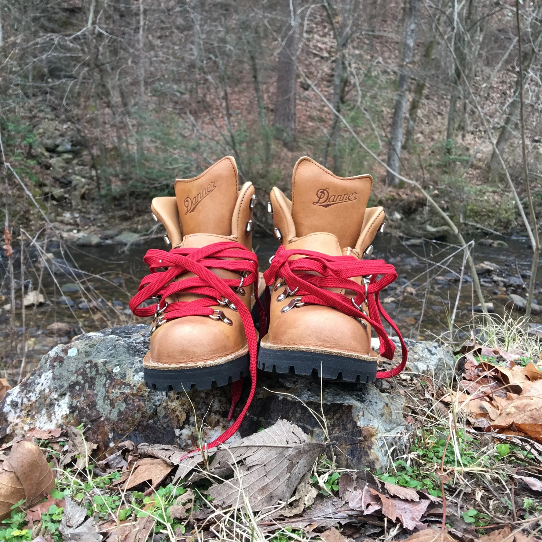 Danner hiking boots, size: not that of Stefanie's feet. 