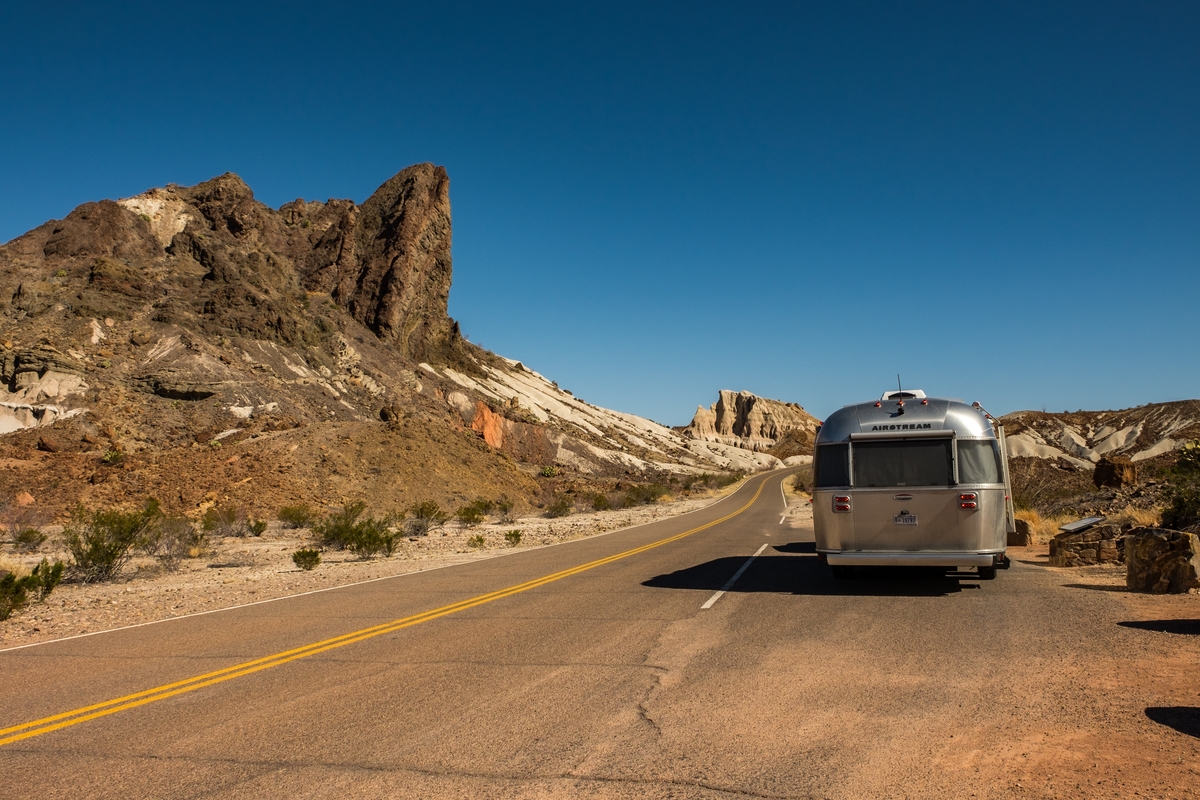 The Airstream handled the scenic drives in the park like a champ! 