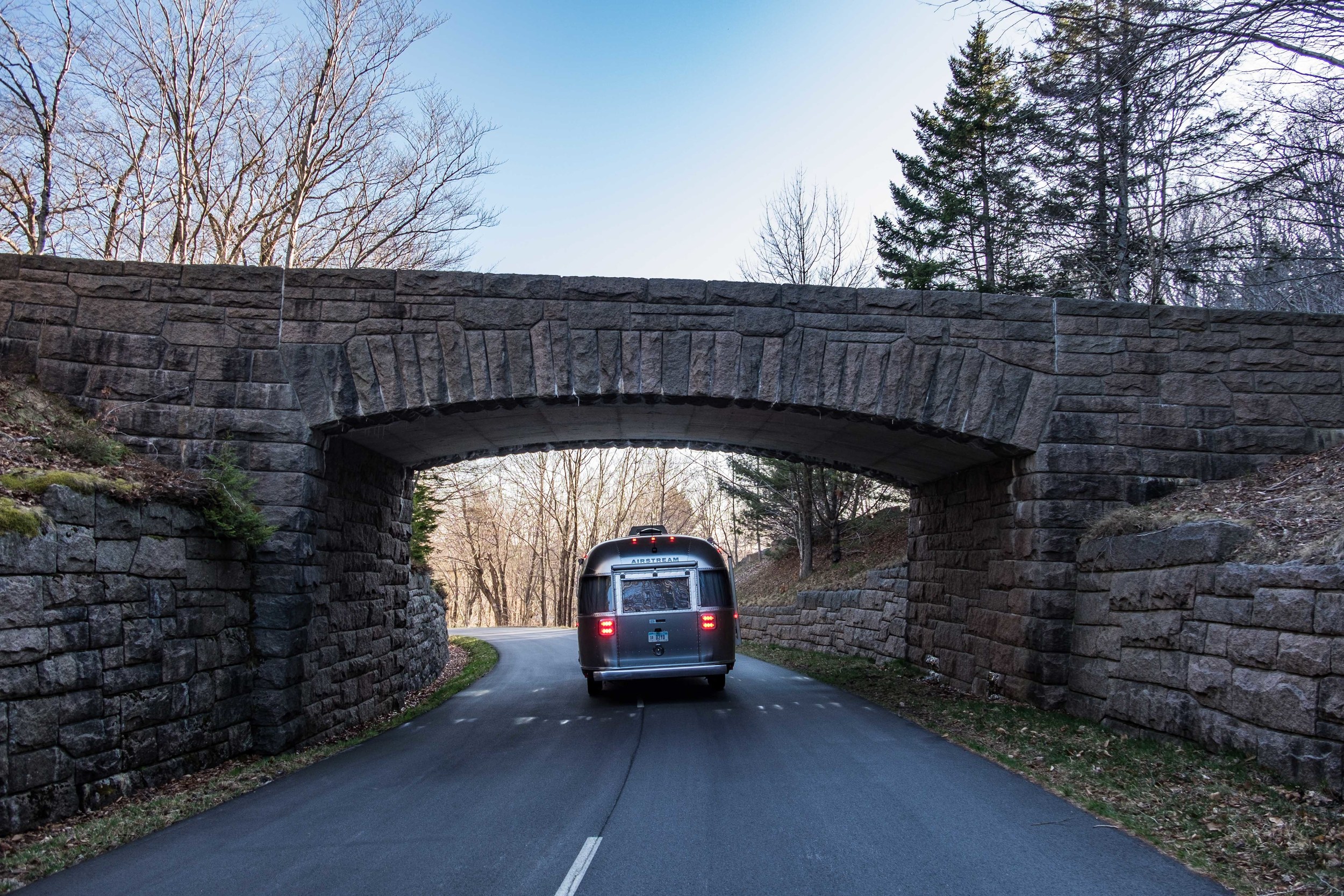 A carriage road protects the beautiful Pendleton Airstream.