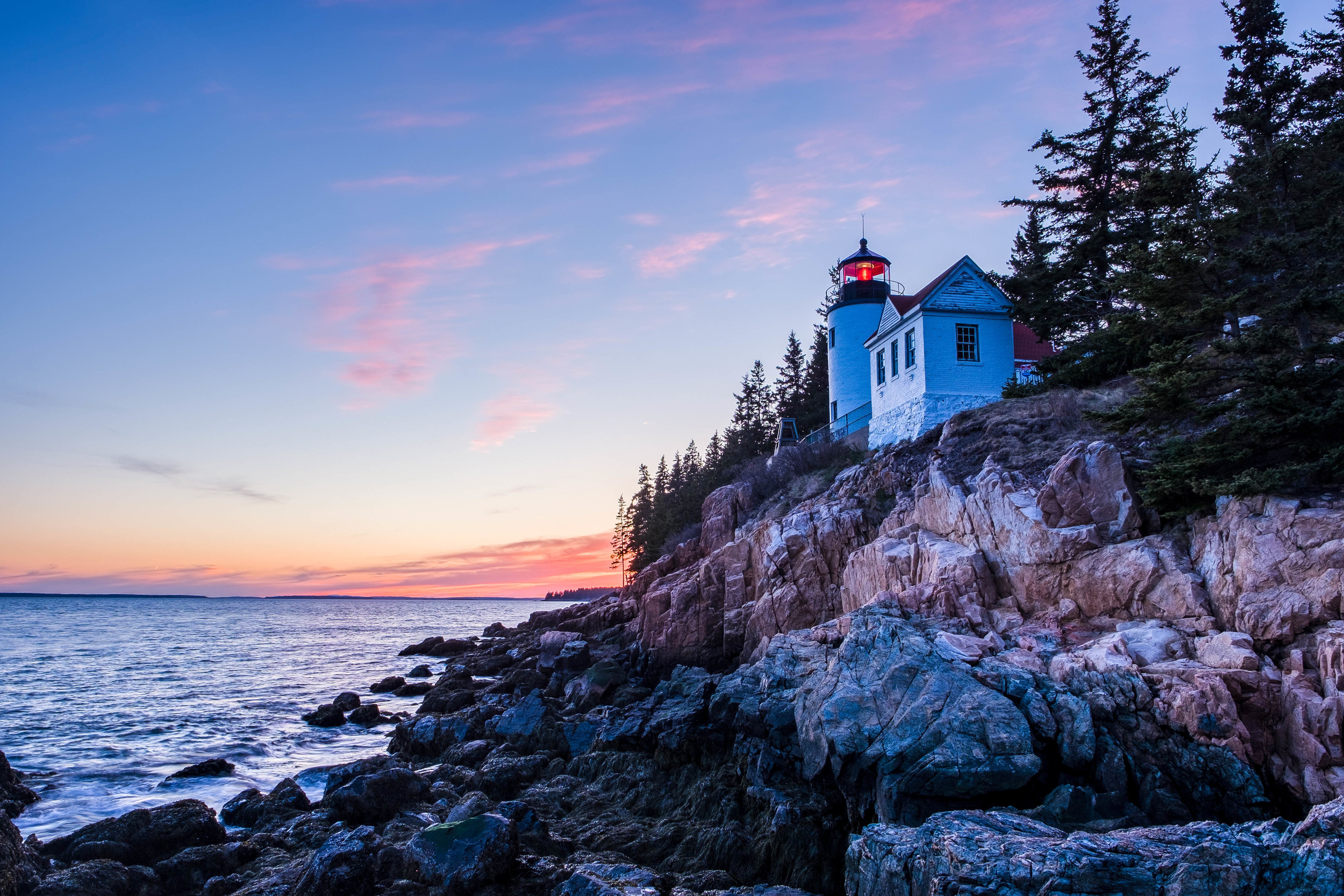 The iconic Bass Harbor Light House. 