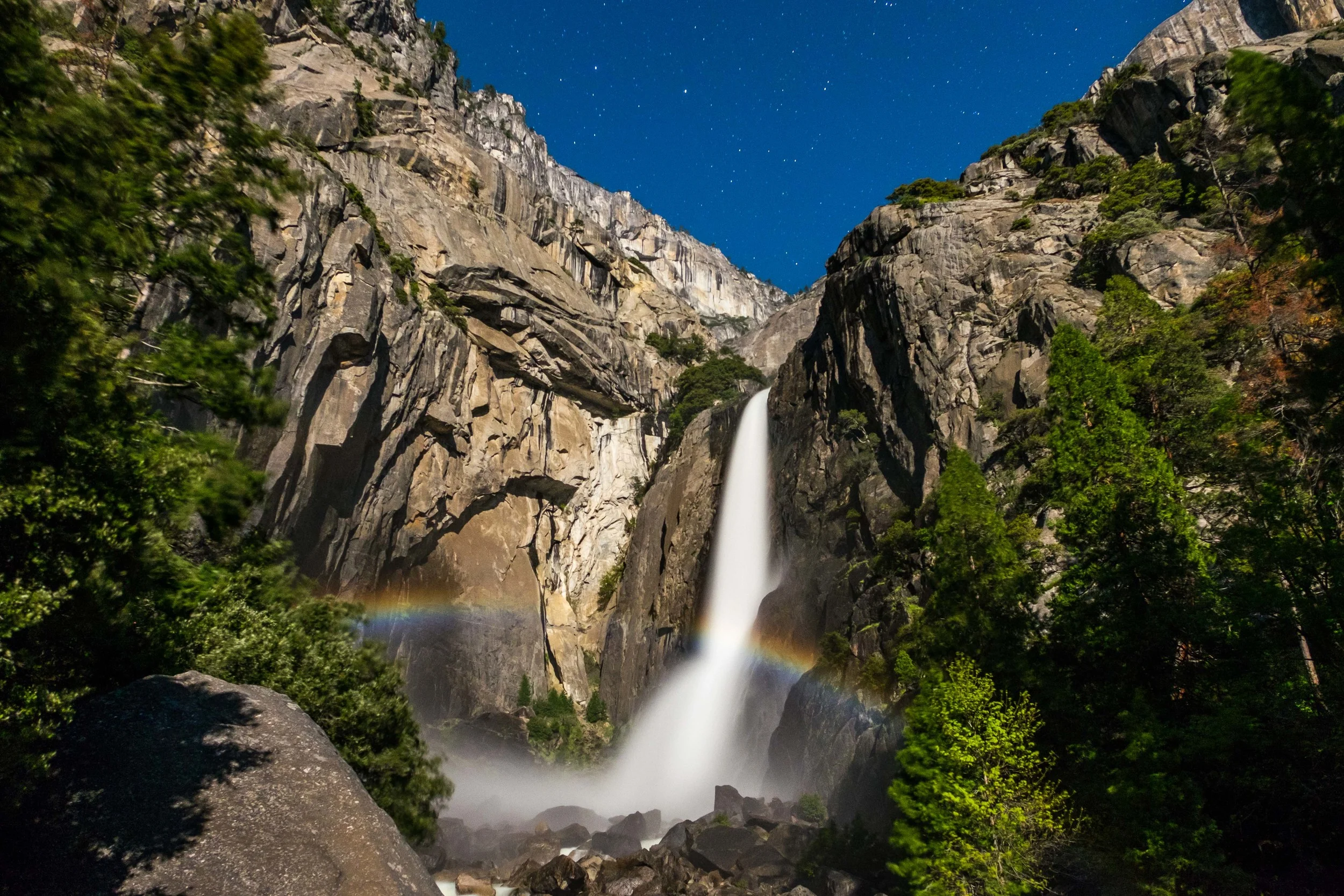 The Yosemite Moonbow