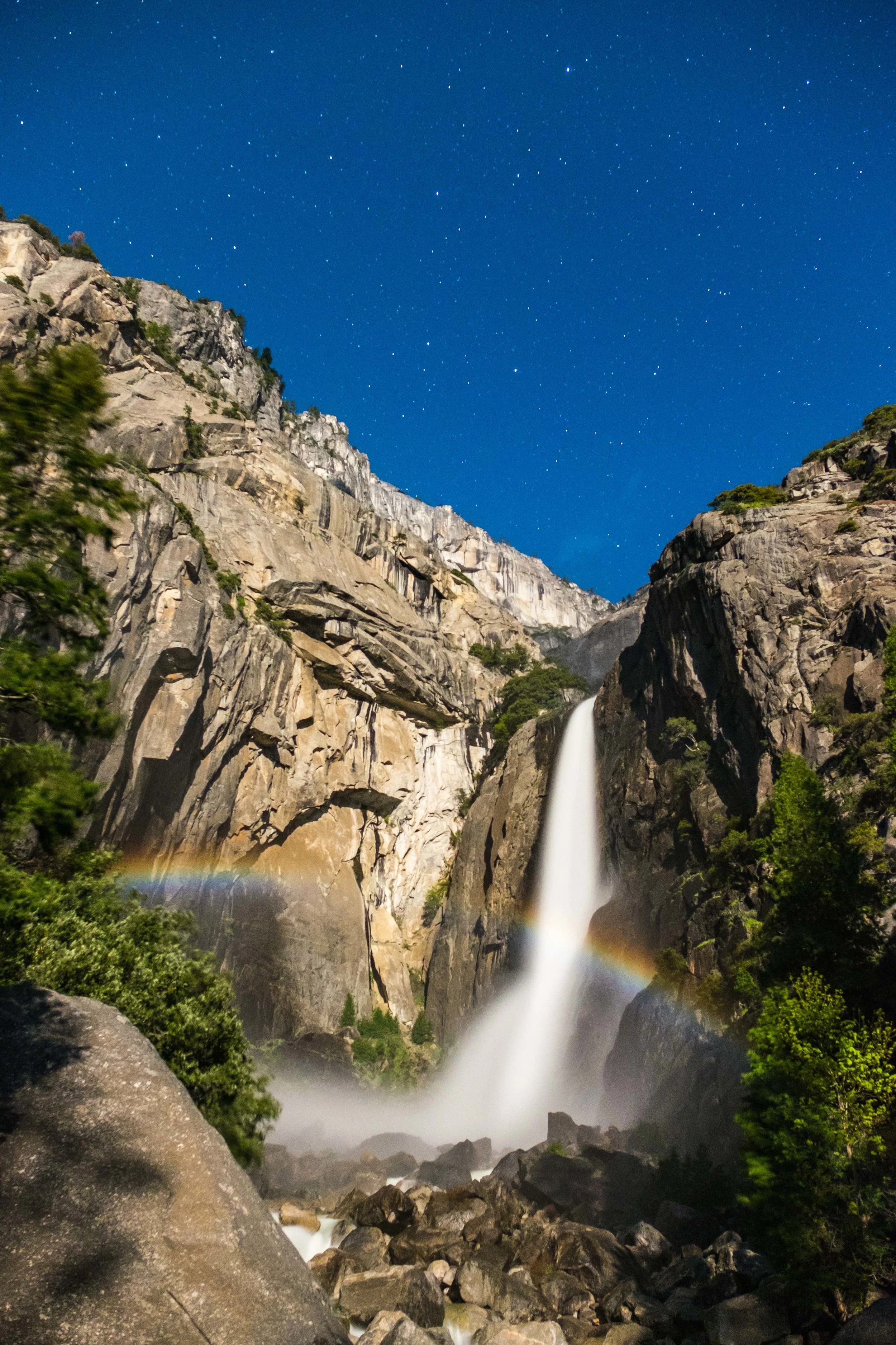 The Yosemite Moonbow.
