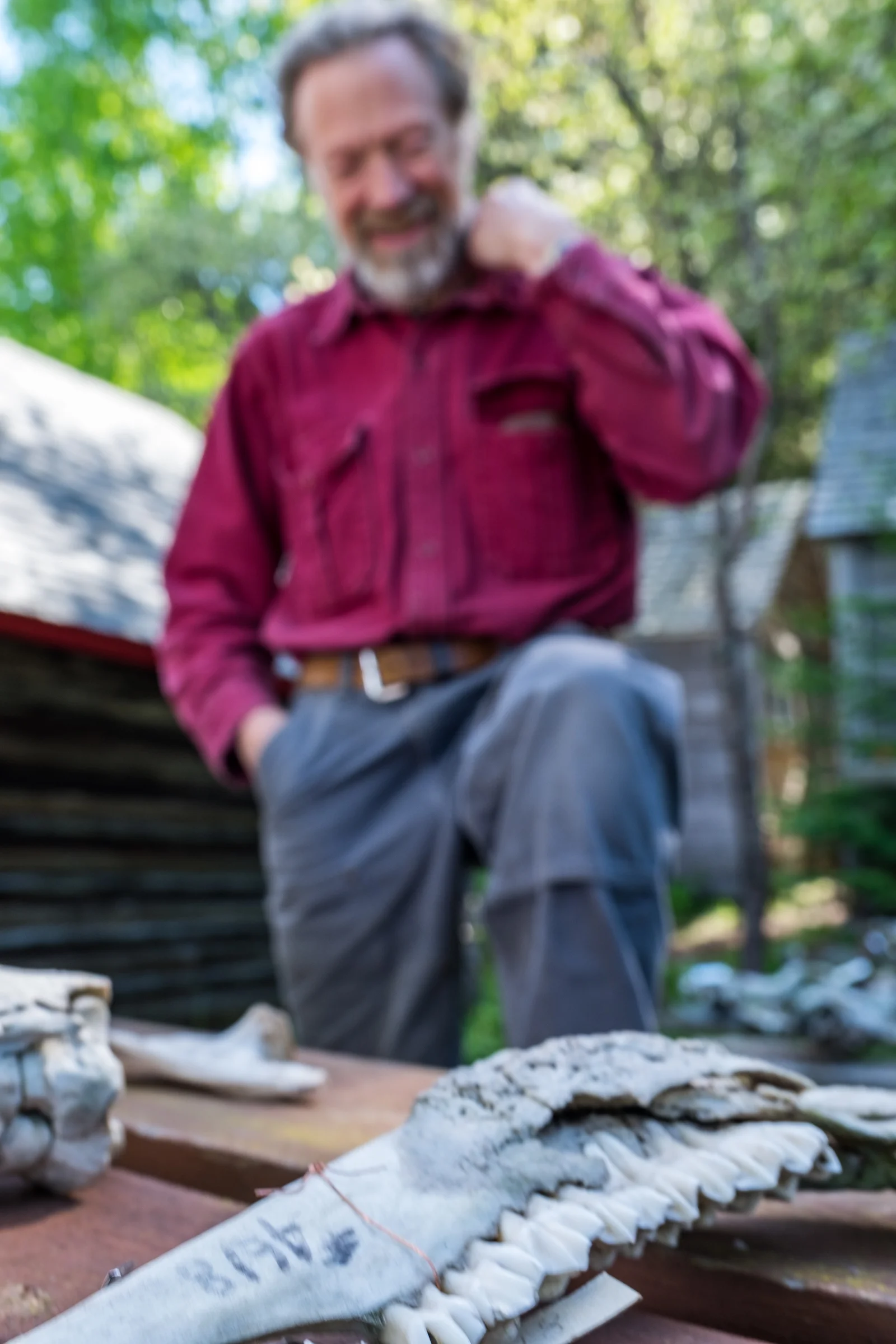 Rolf Peterson shows us around what is lovingly referred to as "The Boneyard."
