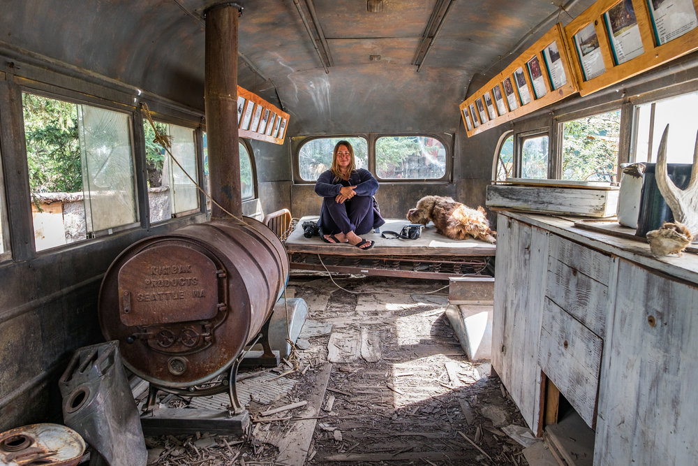  Stef contemplates what it would be like to be stranded in Alaska backcountry. 