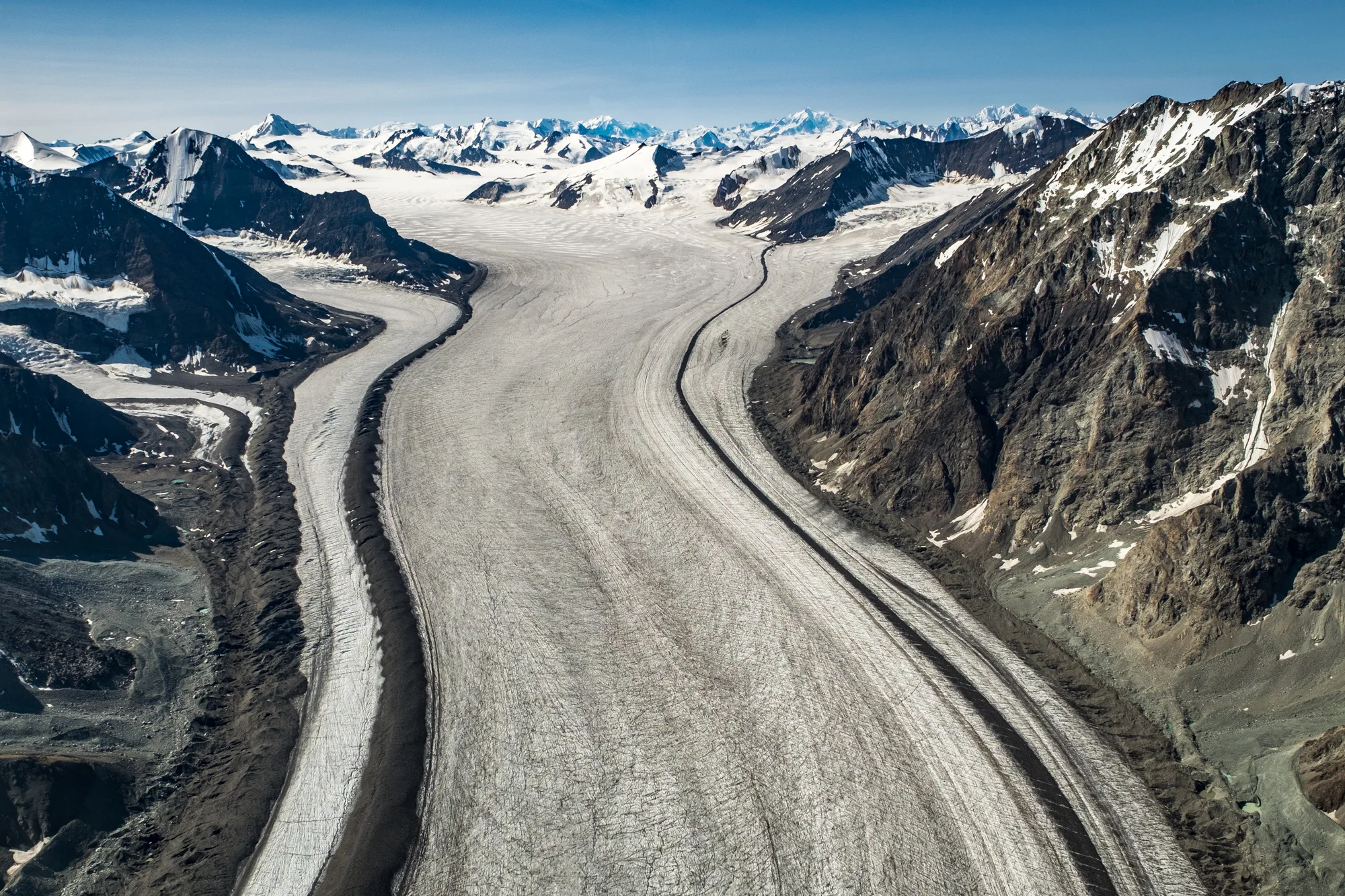 From the vantage point of the air, you start to get a sense of the massive scale, and just how rugged and remote this area of the Alaskan wilderness really is. 