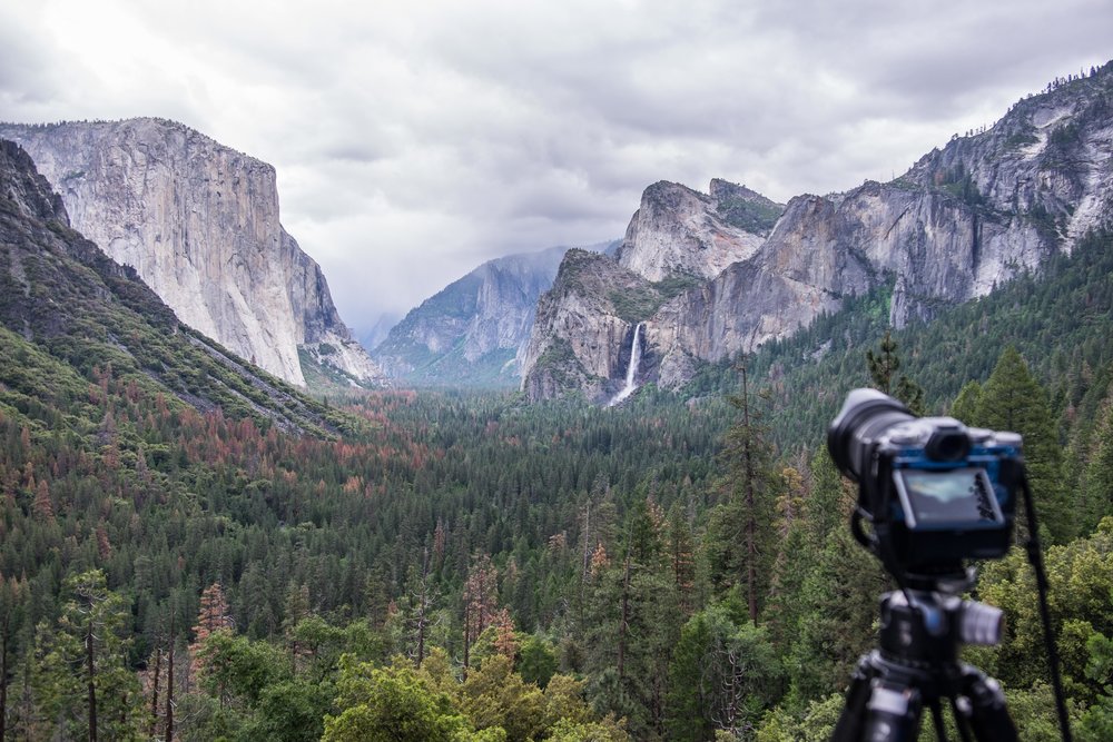  Fujifilm X-T1 Mirrorless Camera (set up for sunset at Tunnel View in Yosemite.) 