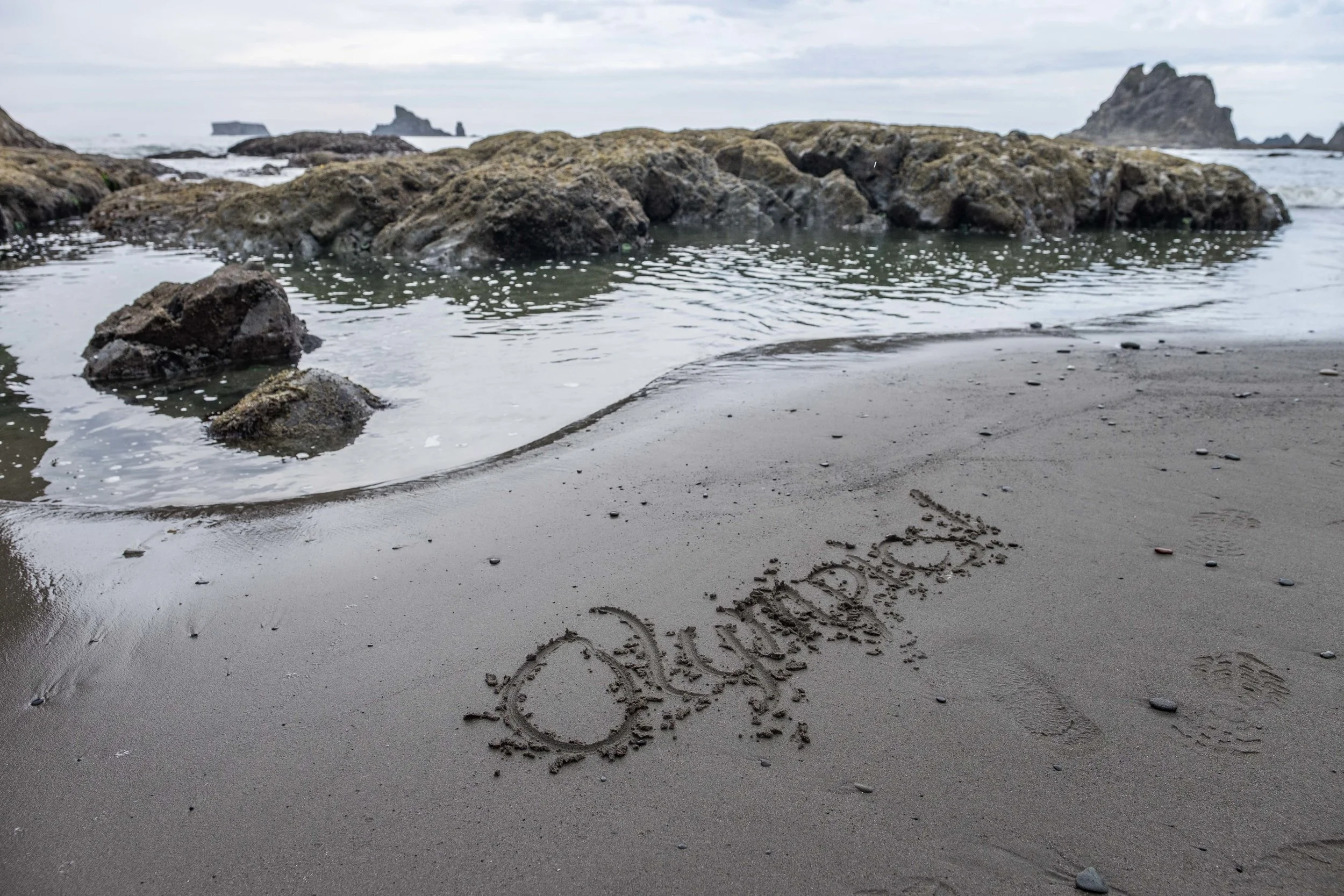 A day at play at Rialto Beach on the Pacific Coast in Olympic National Park!