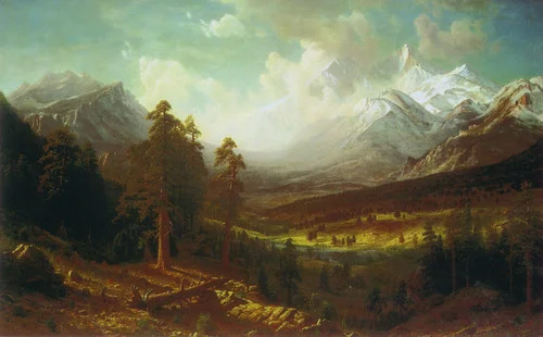 Estes Park by Albert Bierstadt, 1877. At the Denver Art Museum. 