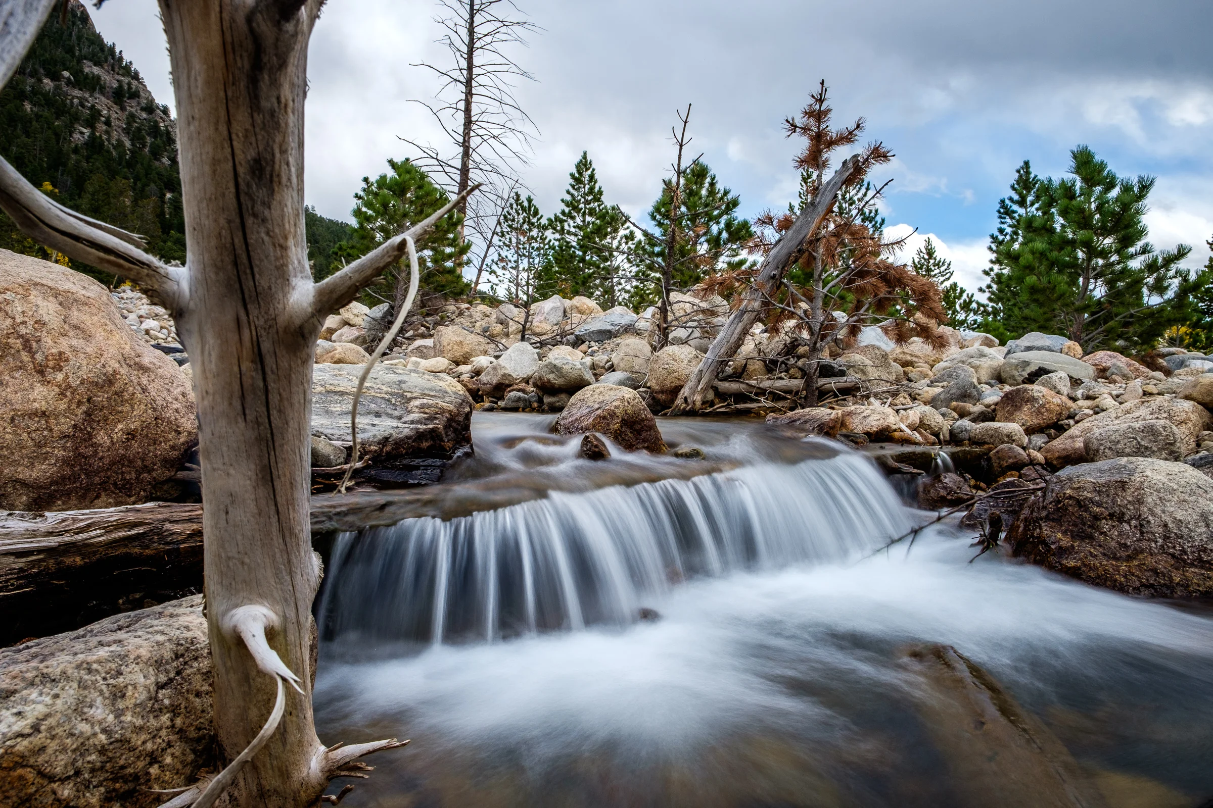 Roaring River Falls at the Alluvial Fan.