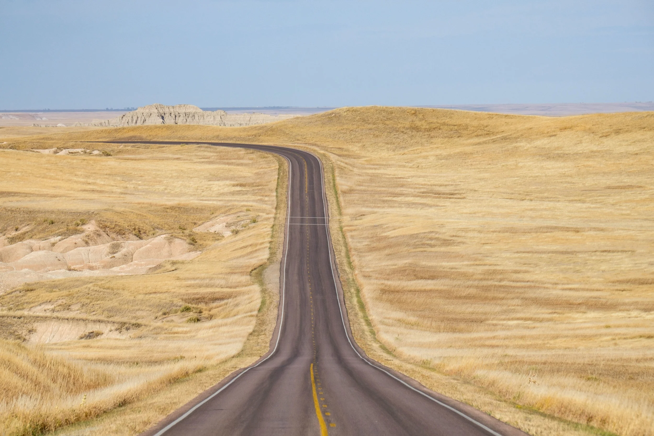 The epic road shot found along Badlands Loop Road on the east side of the park. 