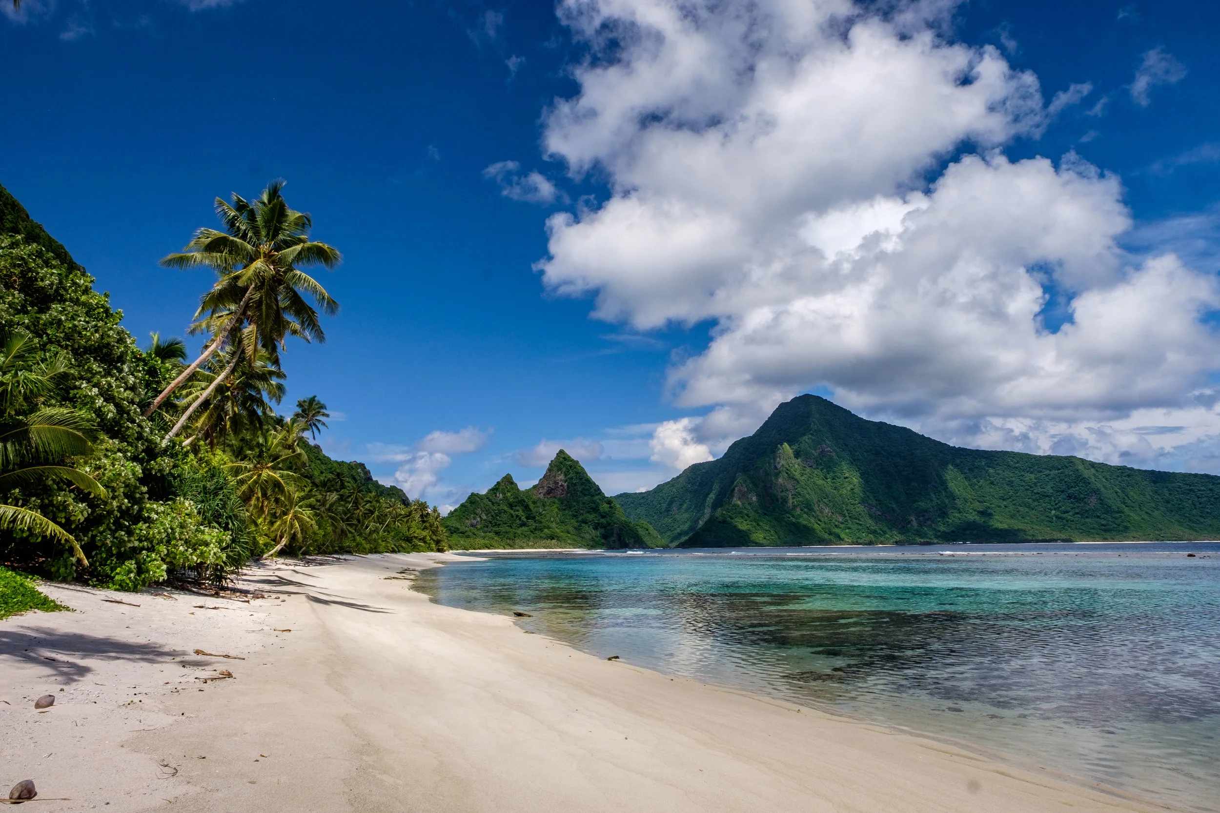 Perfection at Ofu Beach on the island of Ofu in American Samoa. Shot with FUJIFILM X-T1.